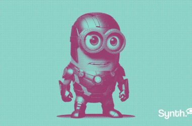 Un mignon qui porte l'armure d'Ironman, parfait mix de deux propriétés intellectuelle qu'il est facile de générer.